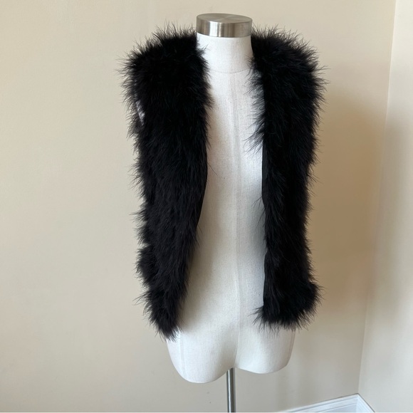 New! Club Monaco violet feather vest 13202 - Picture 6 of 13